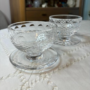 Vintage Waterford Crystal - Footed Dessert Bowl