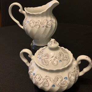 Johnson Brothers Encore Creamer and Sugar