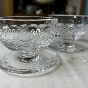 Vintage Waterford Crystal - Footed Dessert Bowl image 3