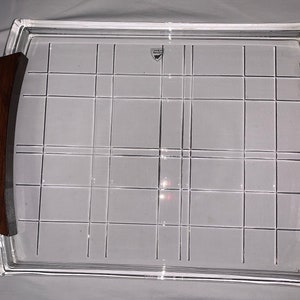 Orrefors Street Crystal Serving Tray