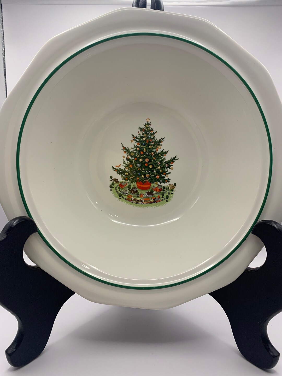 Holiday Serving Bowl Pfaltzgraff Christmas Heritage Collection Etsy