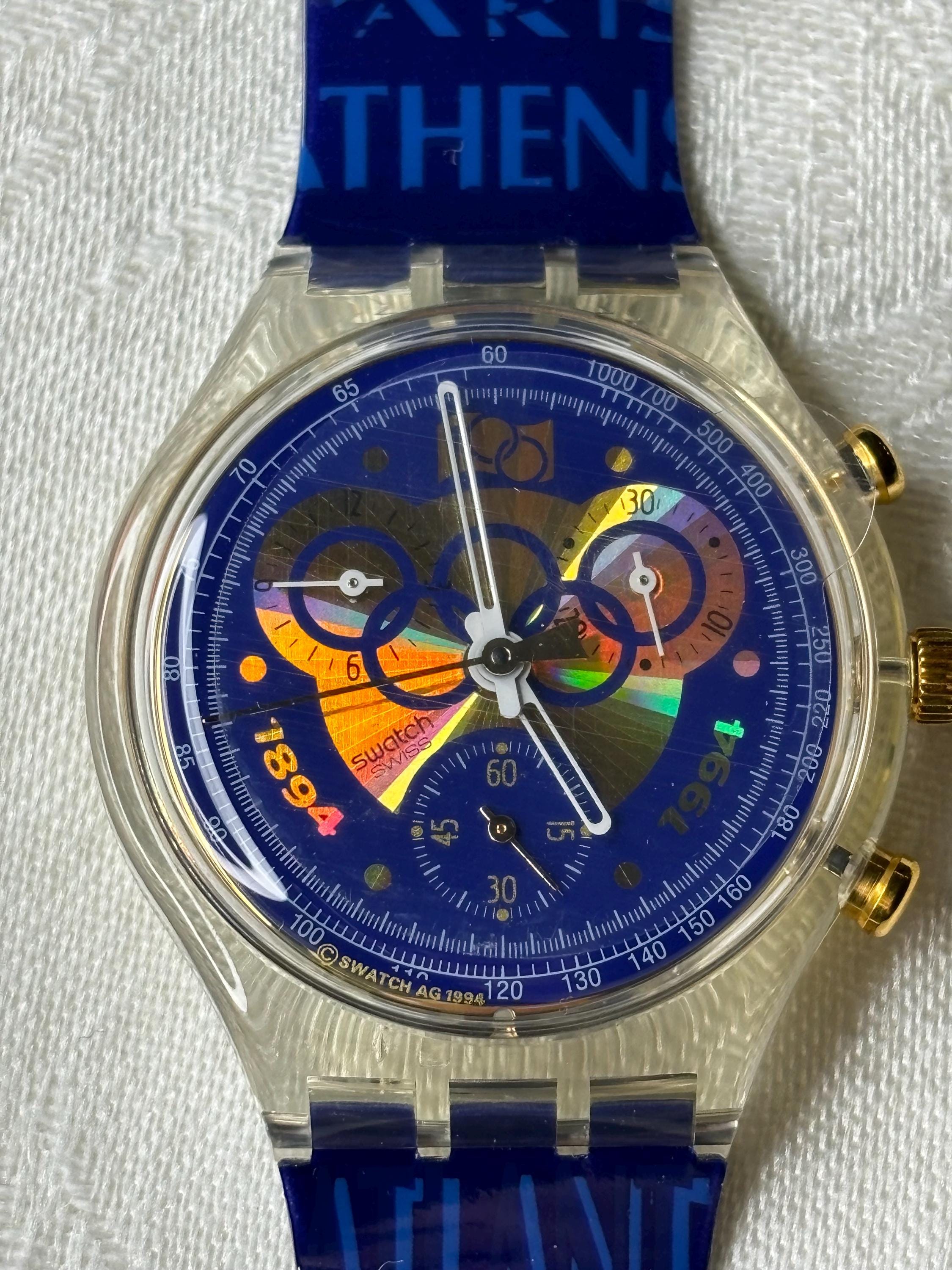 Vintage Olympics Swatch - Etsy