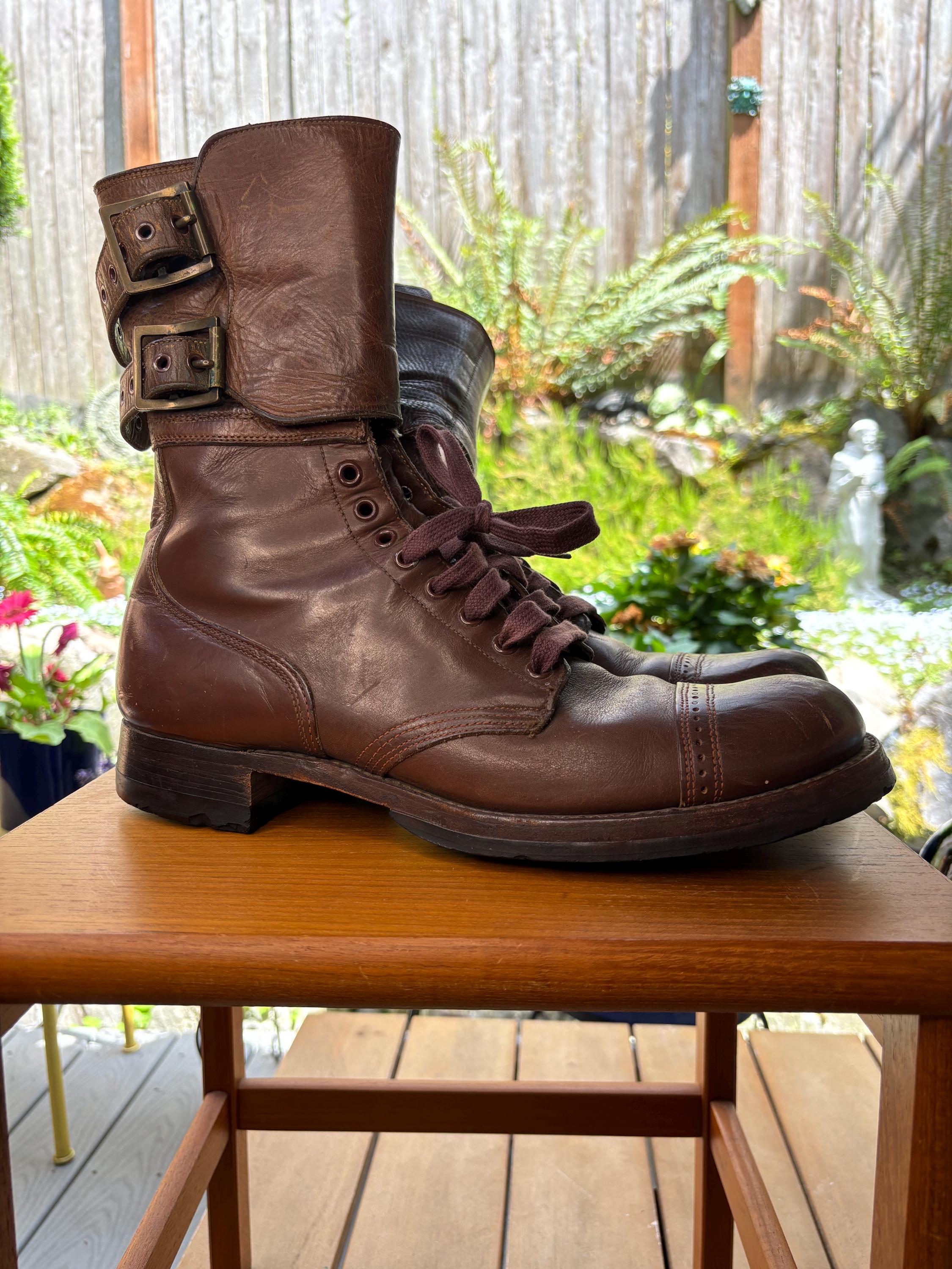 【レア】フランス軍　ＷＷ２米軍 ブーツ　50年代から60年代 Vintage wwii boots - Etsy 日本