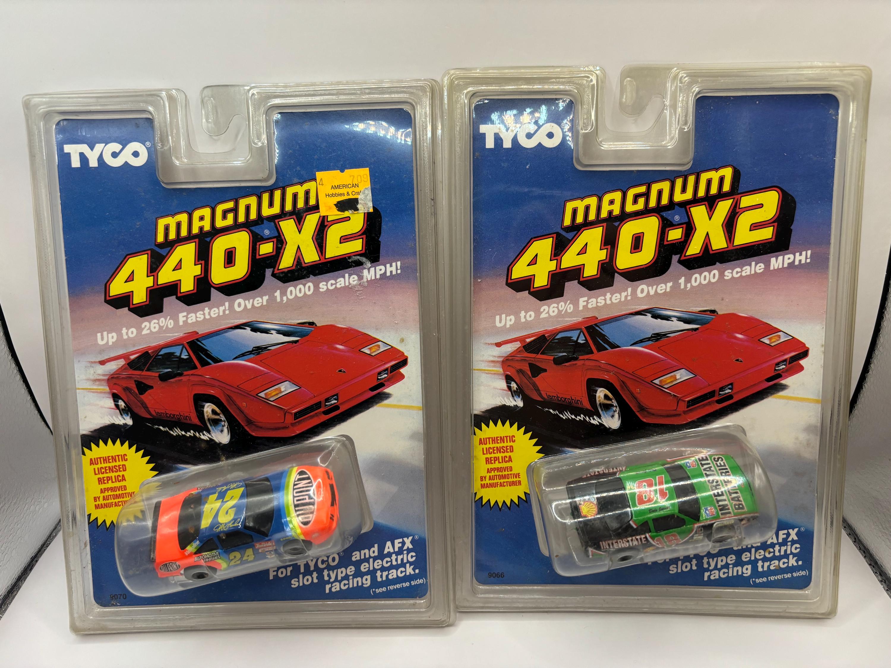Tyco Magnum 440-X2 Slot Cars #24 & #18 - Etsy