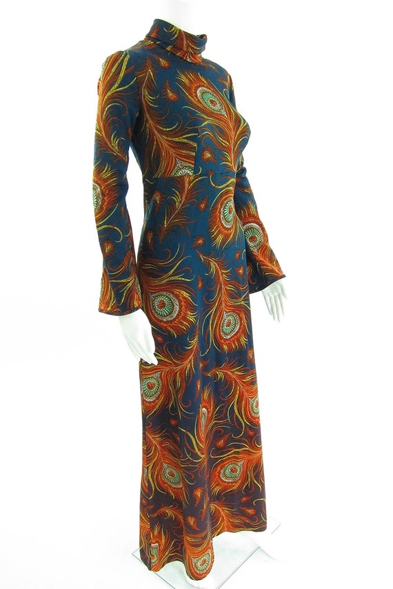 1970s Peacock Maxi - image 3