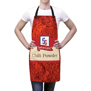 Chili Powder Spice Girls Halloween Costume Paprika Spice Girls Costume Cooking Apron Halloween Costume for Office Costume for Teachers