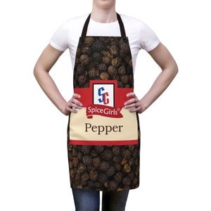 Pepper Spice Girls Halloween Costume Paprika Spice Girls Costume Cooking Apron Halloween Costume for Office Costume for Teachers