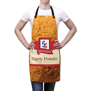 Curry Powder Spice Girls Halloween Costume Paprika Spice Girls Costume Cooking Apron Halloween Costume for Office Work Costume for Teachers