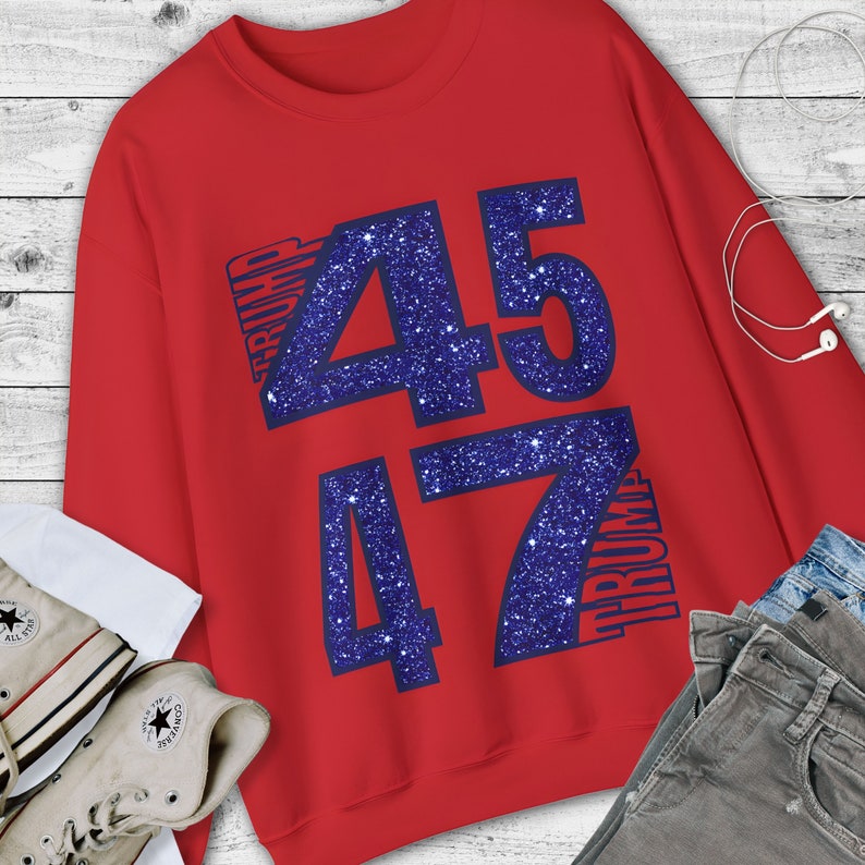 2024 Trump 45/47 Sweatshirt, President Election, Pro America Shirt