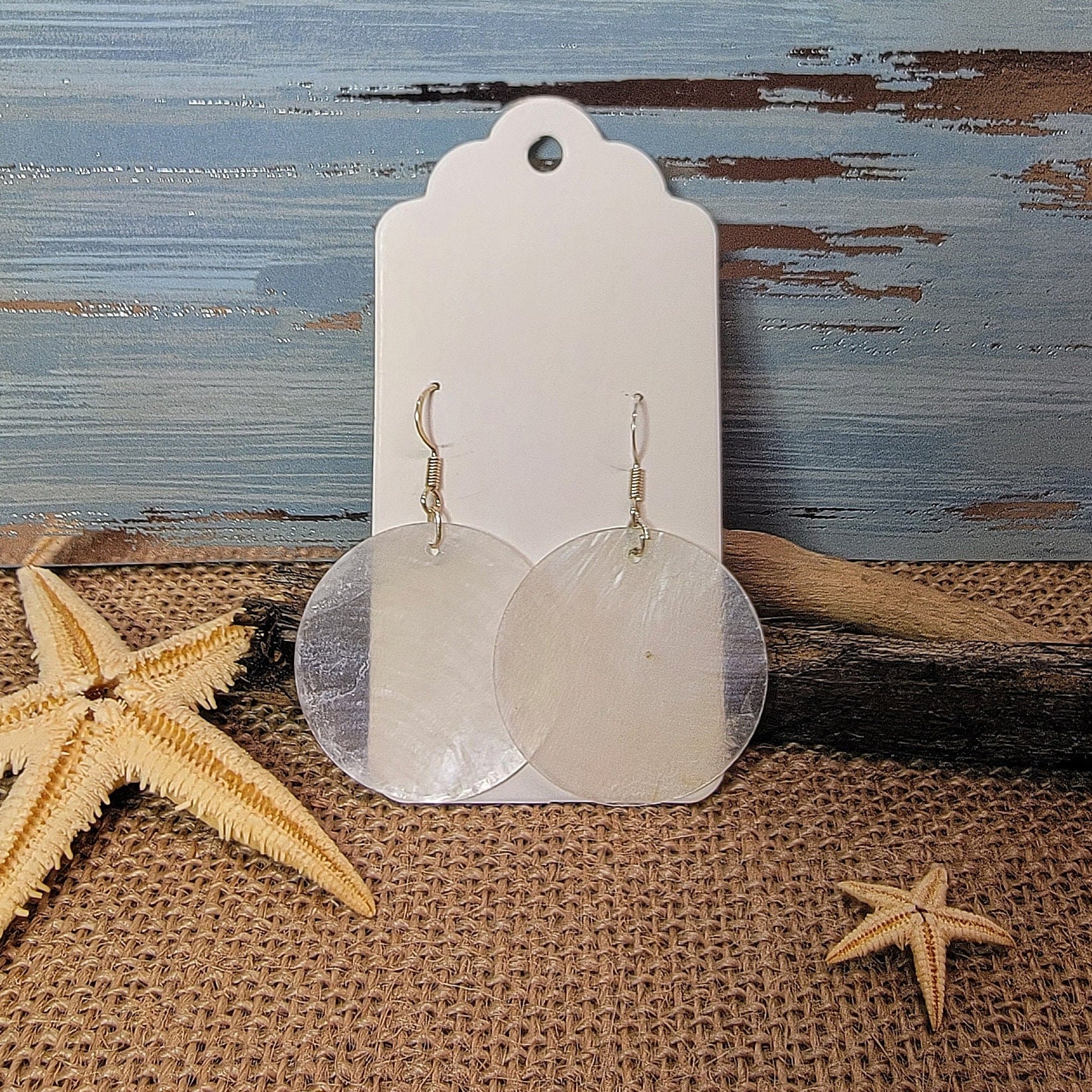 Lola rose white seashell earrings hot sale
