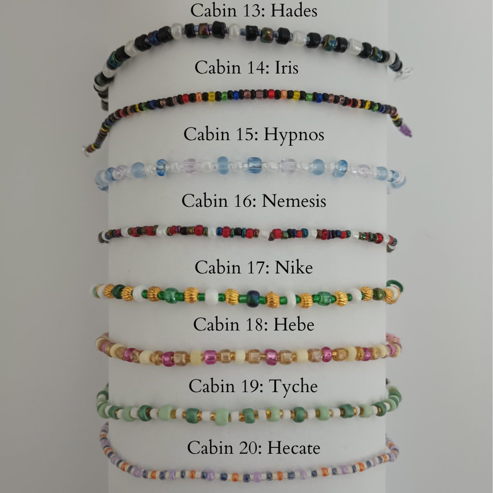 Camp Halfblood Parentage Bracelets Etsy