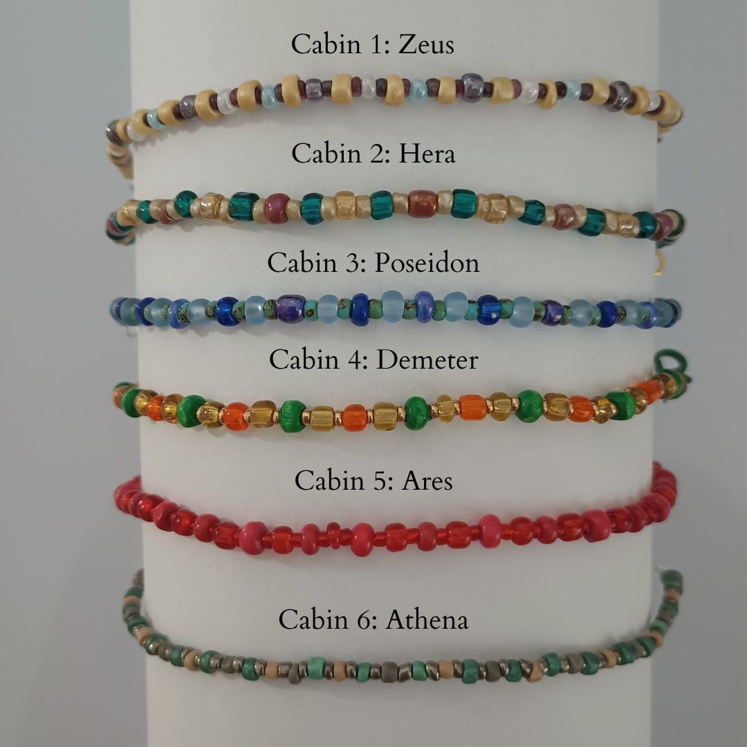 Camp Halfblood Parentage Bracelets Etsy