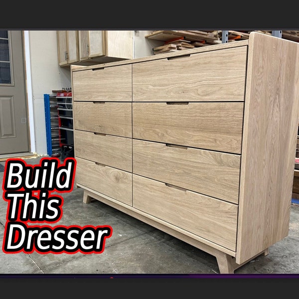 Dresser Plans || Woodworking Plans || Modern Dresser Plans || DIY Dresser Plans