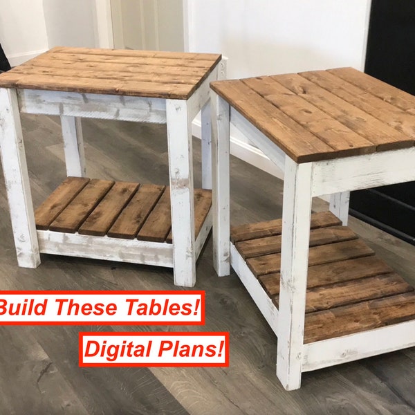 End Table Digital Plans || DIY Woodworking Plans