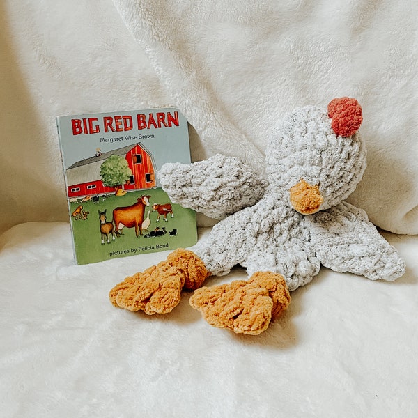 Chick Lovey, Farm Snuggler, Farm Animal, Chicken Snuggler, Baby Chickie, Farm Country Nursery, Baby Shower Gift, Baby Gift, Easter Chick