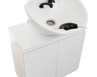 No plumbing - Hairdressing Backwash Deep Basin - Ready to plug-in and use!