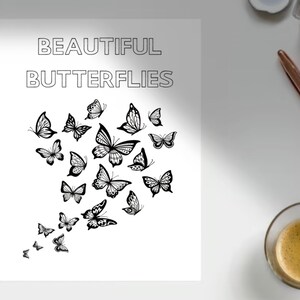 Butterfly Coloring Book