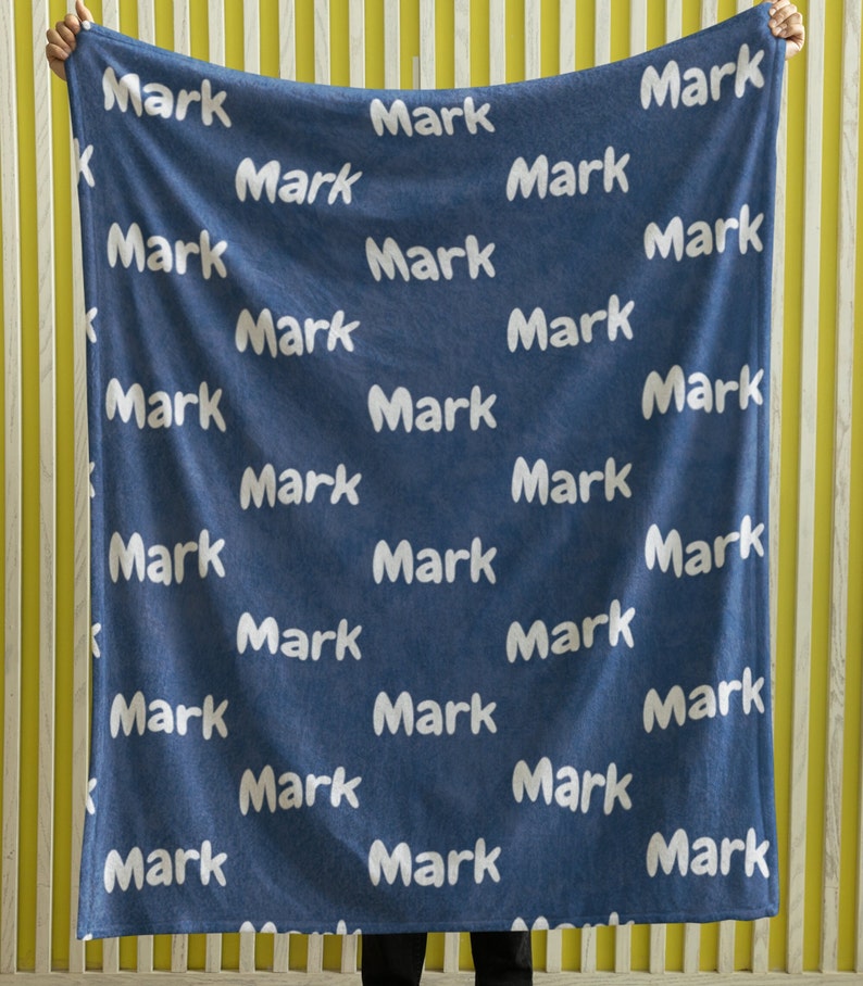 Custom Personal Name Blanket Personalized Name Minky Blanket Kids Name