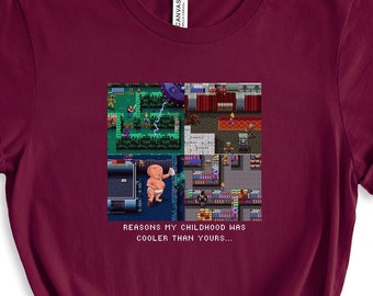 RETRO VIDEO GAME ZOMBIES ATE MY NEIGHBORS GAMER SHIRT – OldSkool