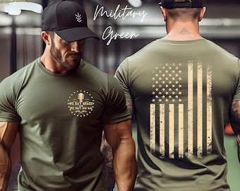 Camiseta Bella & Canvas com estampa frontal e traseira "We Say Grace and We Say Ma'am", frete grátis, "Gente do interior pode sobreviver", cidadão americano.