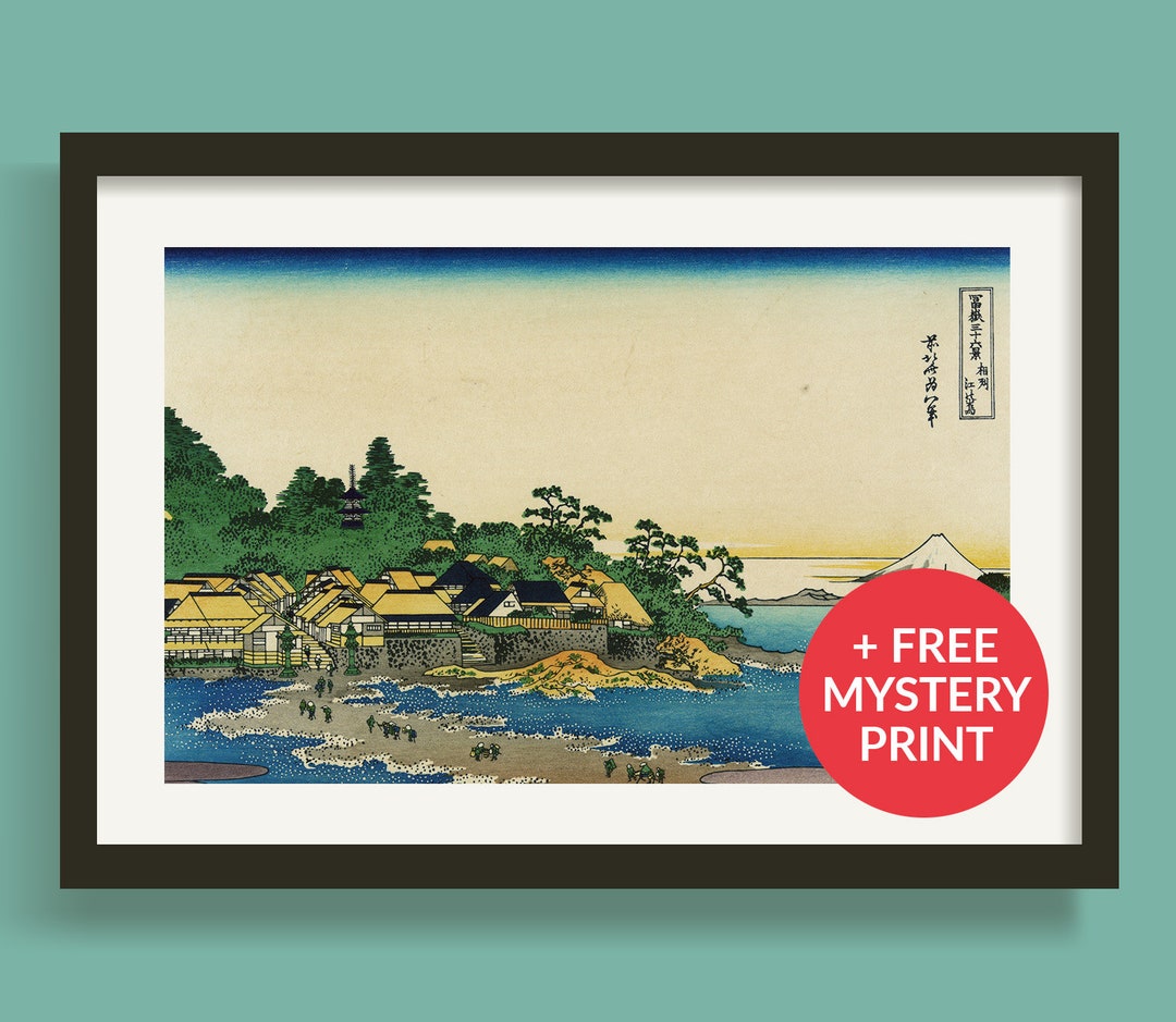 Vintage Japanese Poster Asian Art, Ukiyo-e Print, Japan Wall Art ...