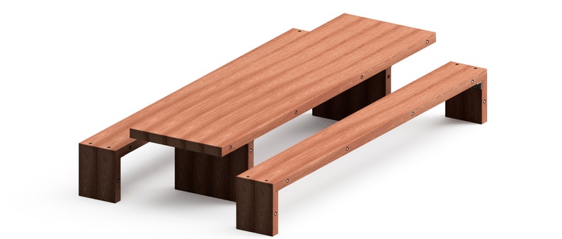 DIY plans to build this beautiful table that can be used Indoors / Outdoors. This table would look great in any setting whether it's a patio, backyard, garden, dinning room, etc.