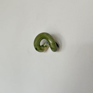 Jade green wall hook image 2