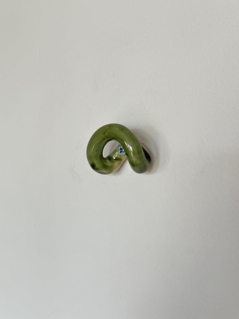 Jade green wall hook image 2