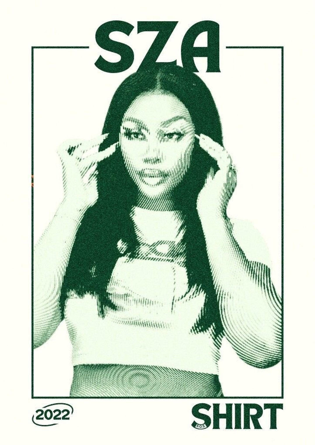 SZA Super Cute Aesthetic Green Digital Download Print - Etsy