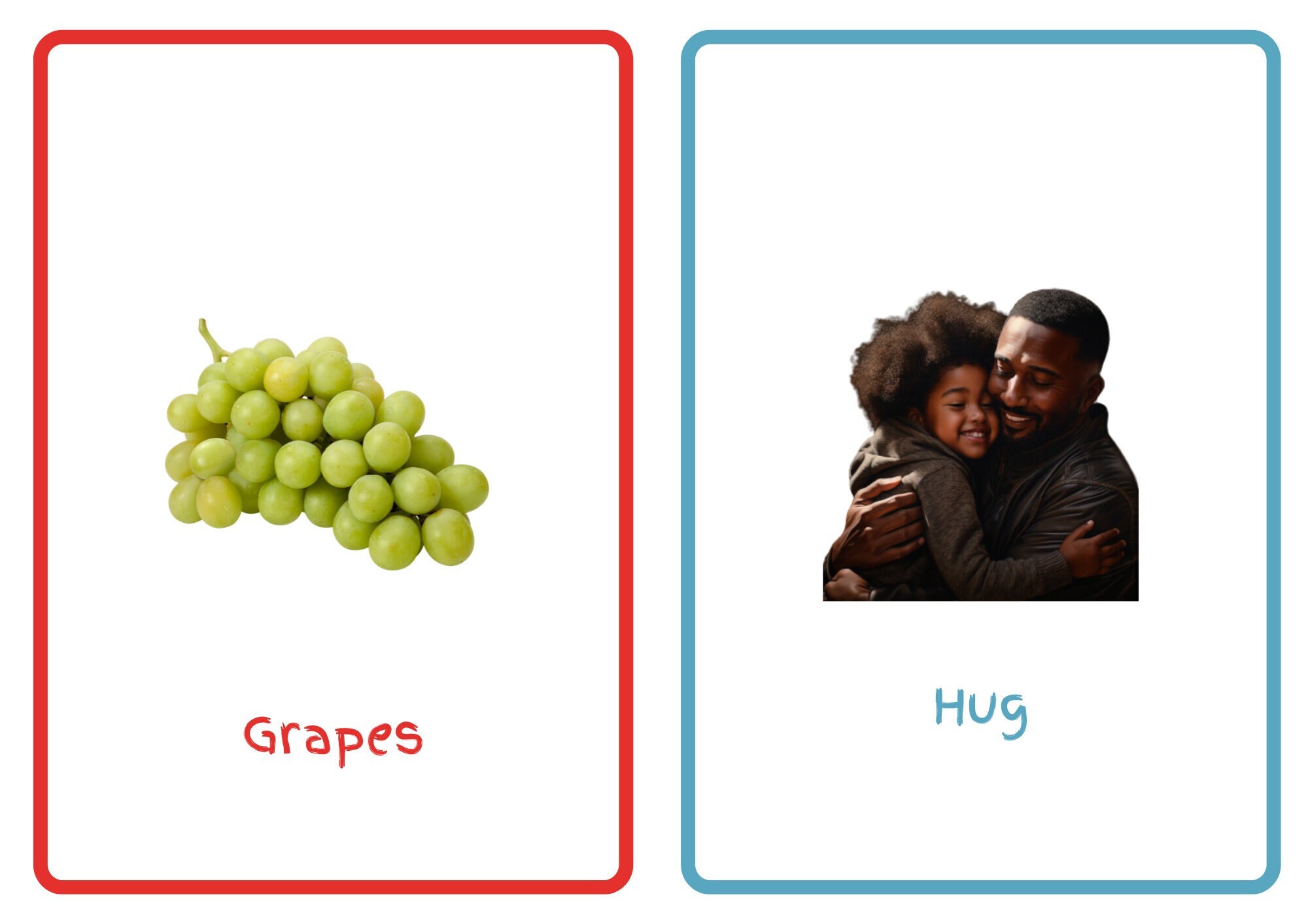 ABC Flashcards Alphabet Flashcards Child Development Fun Etsy