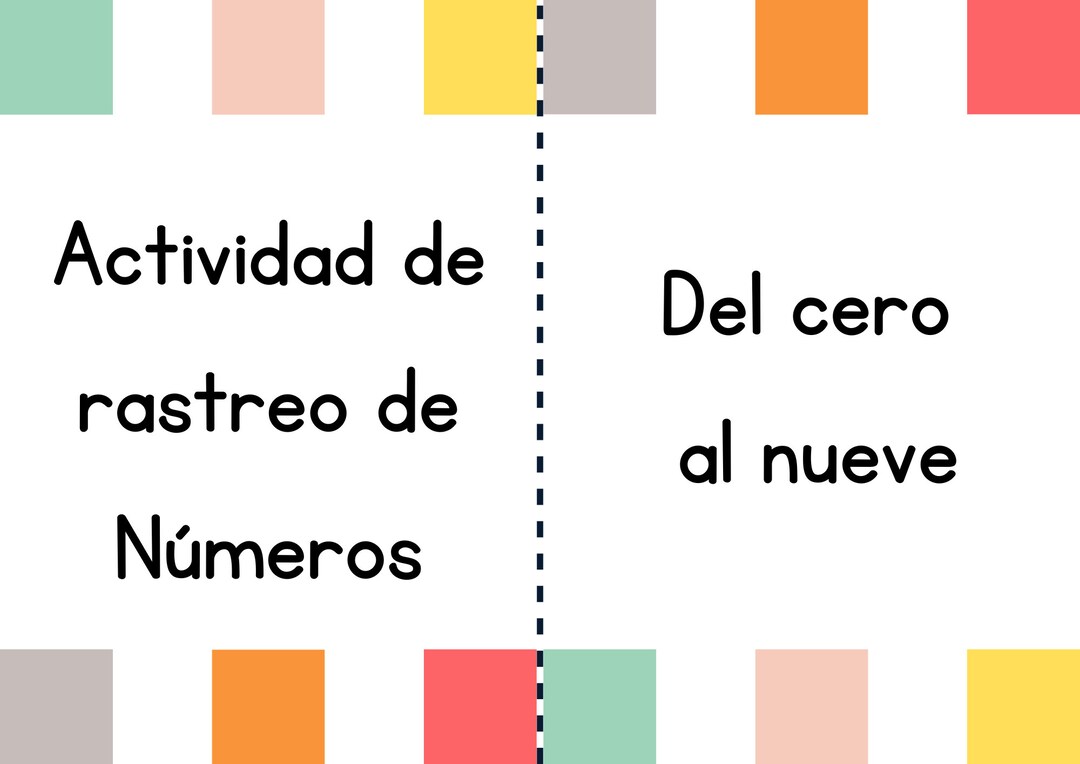 Spanish Number Tracing Activity Sheet - Etsy Canada
