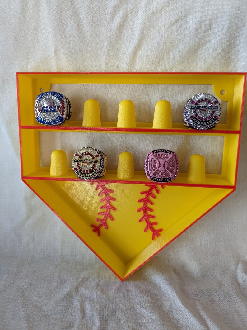 Sports Ring Display Case wall or Table Mount Etsy