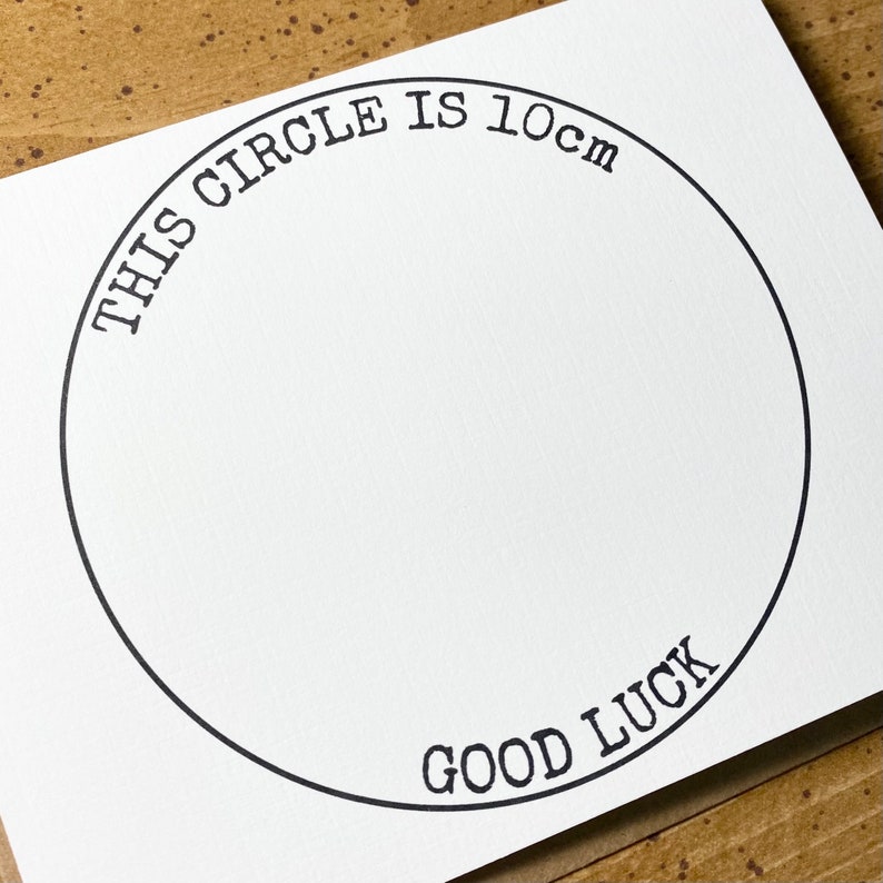 funny baby shower card | 10 cm card | funny pregnancy card | funny new baby card | best friend pregnant gift bild 3