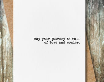 Inspirational Encouragement Card: New Job, Graduation, Retirement