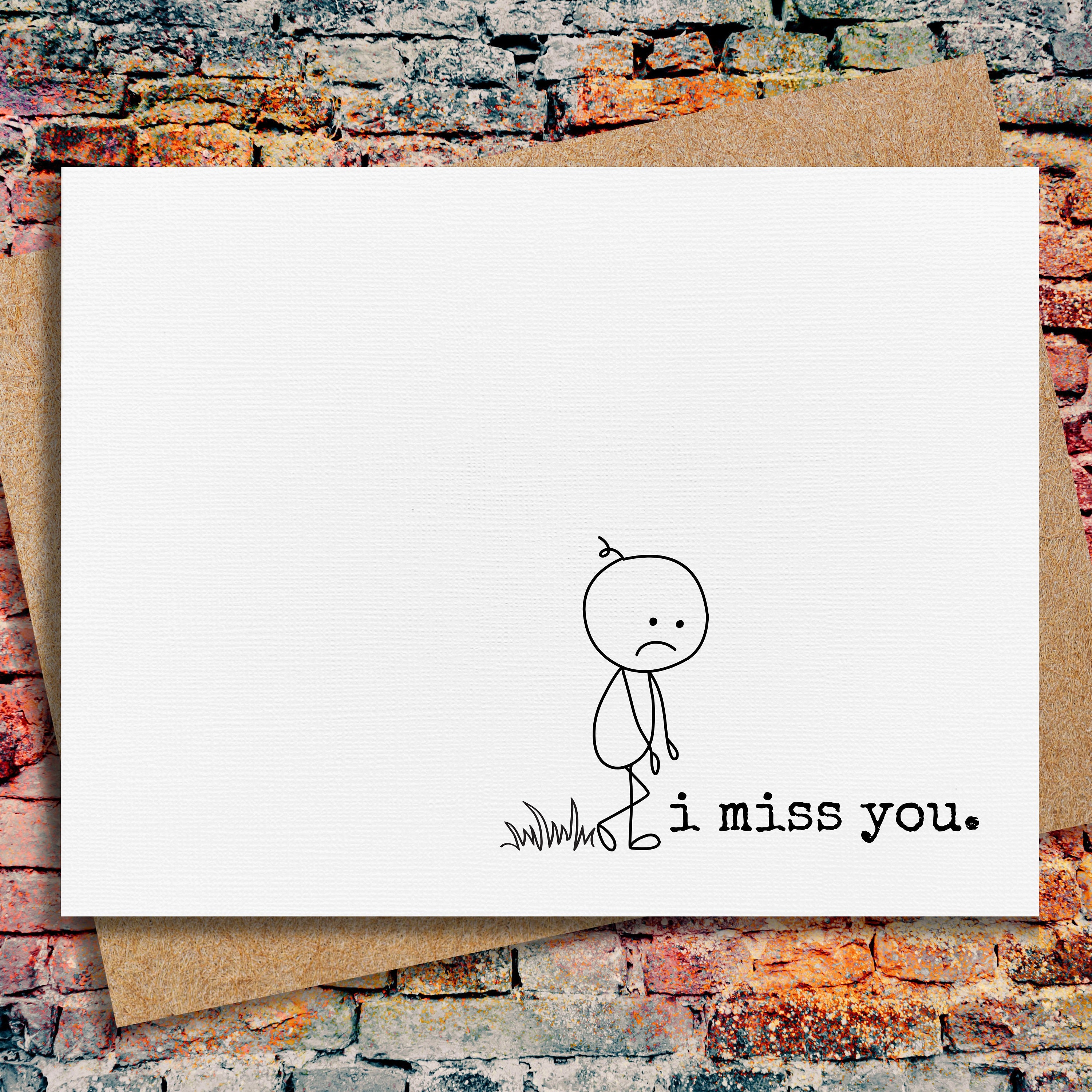 Missing Friend Card - Etsy, image size:3000x3000