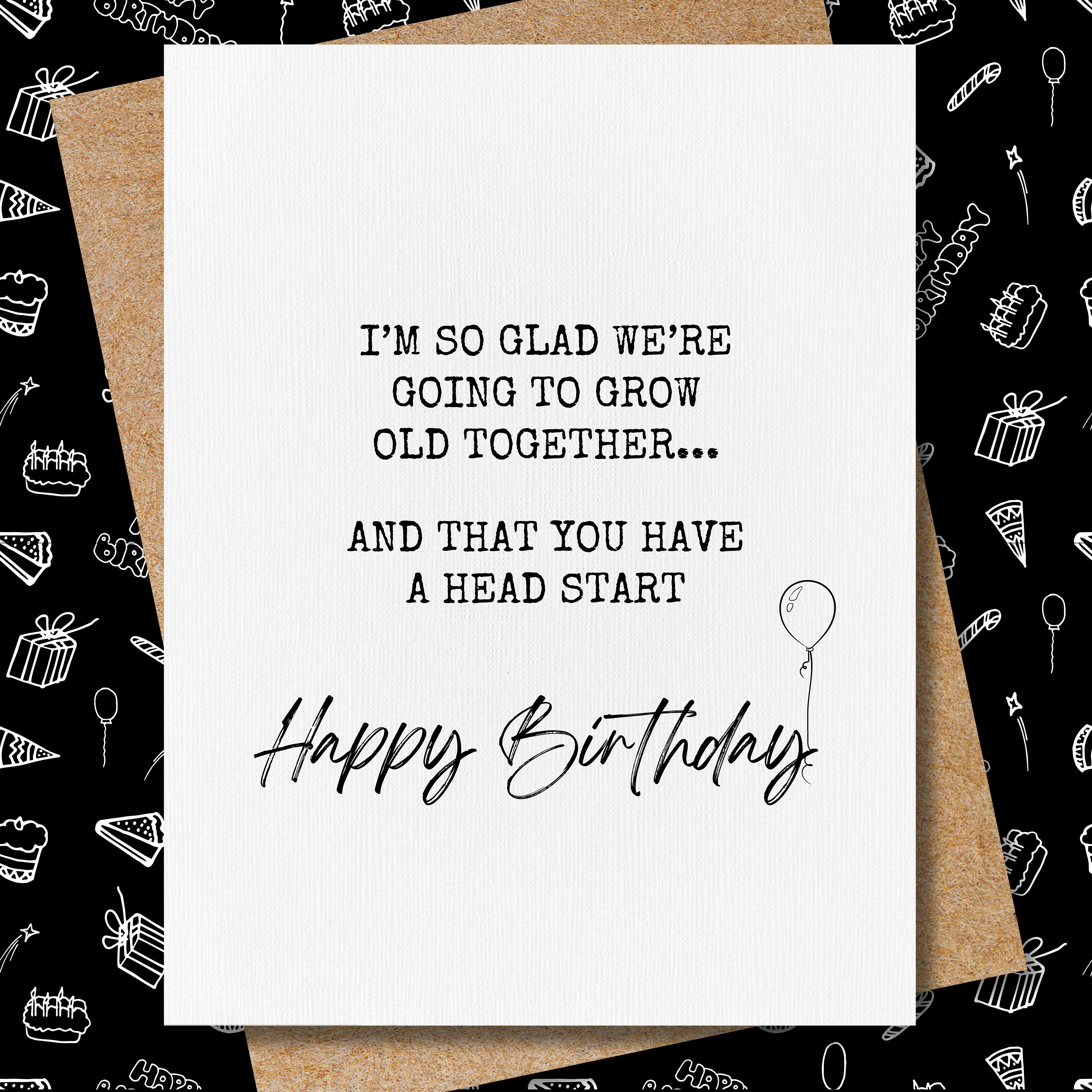 ACHICGIRL Funny Birthday Card For Husband, Humor - View #2