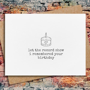 Carte d'anniversaire humoristique | Carte d'anniversaire pour avocat | Que les choses soient claires | Carte d'anniversaire | Carte d'anniversaire pour un ami | Carte d'anniversaire pour un avocat TDAH