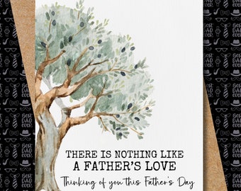 thinking of you father's day card | father's day loss | fathers day grief | fathers day support | nothing like a father's love