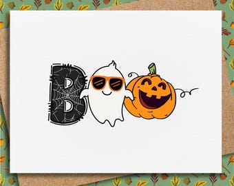 funny halloween card | boo halloween card | halloween card for friend