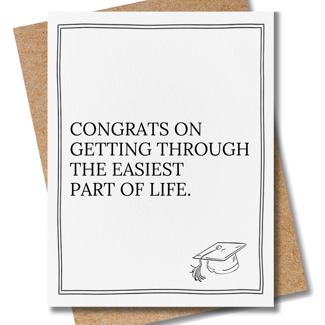 Funny Graduation Card | High School Graduate Gift | Graduating College ...
