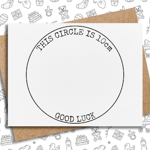 funny baby shower card | 10 cm card | funny pregnancy card | funny new baby card | best friend pregnant gift bild 1