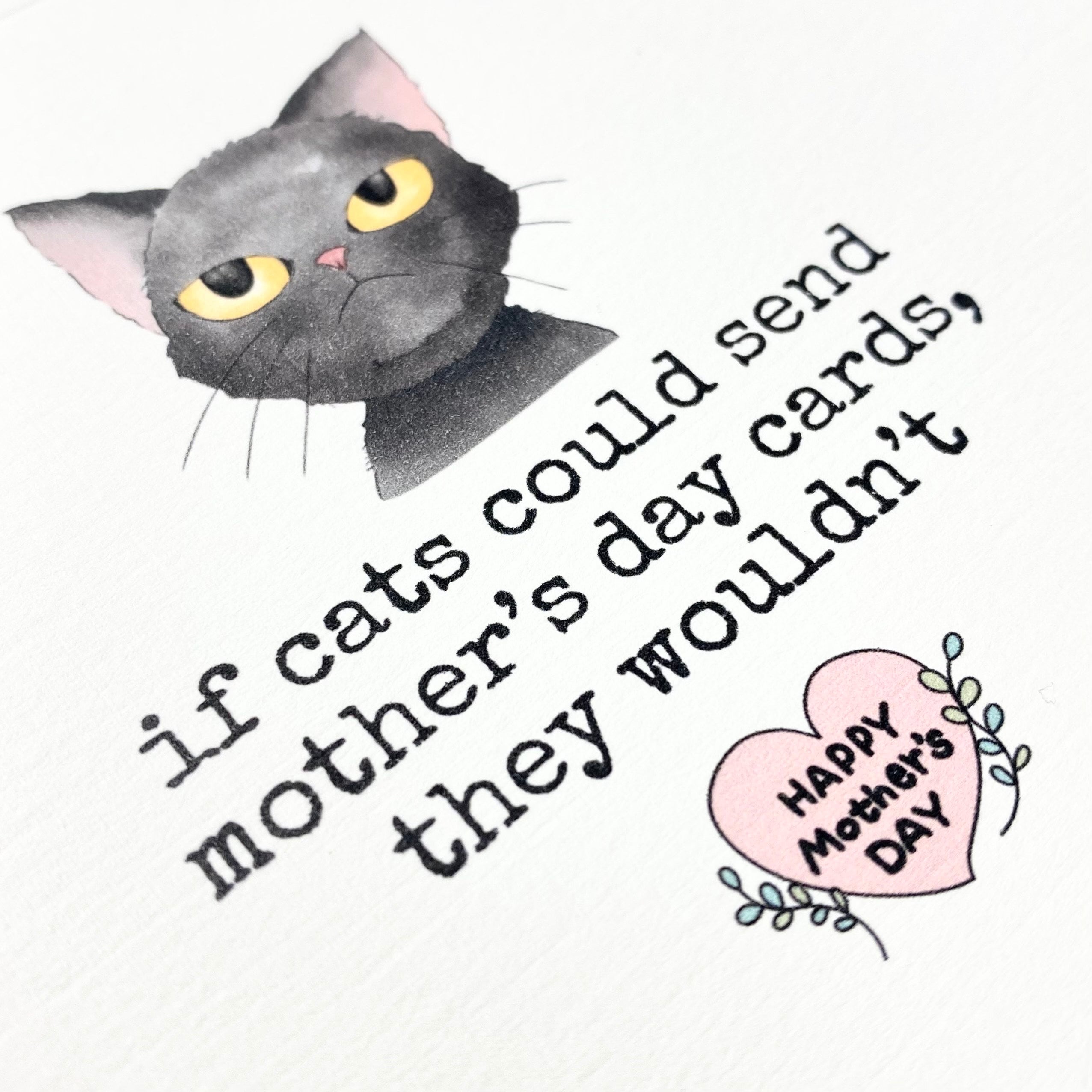 Funny Mother's Day Card | From the Cat | Mother's Day Card | Happy ...