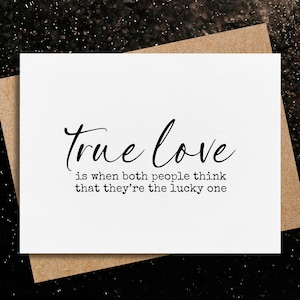 anniversary card, for couple, one year anniversary gifts, for husband, wife, girlfriend, boyfriend, love card, true love card