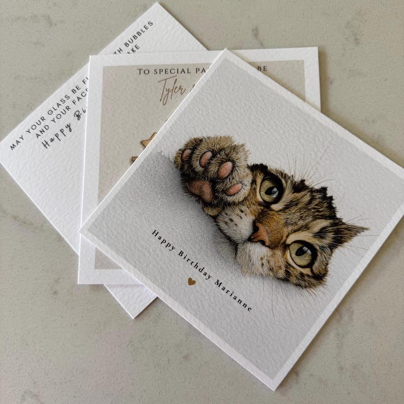 Personalised Dog Birthday Card | Funny Cake Quote, For Her image 5