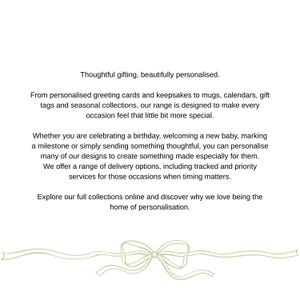 Thoughtful gifting, beautifully personalised.