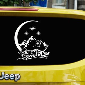 ACOTAR Car Decal: Night Court, Ramiel, and Stars - Velaris Sticker