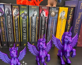 Figura Crescent City Jelly Jubilee, Bryce Quinlan, decoración de estantería, Unicornio Pegaso, Starlight Fancy