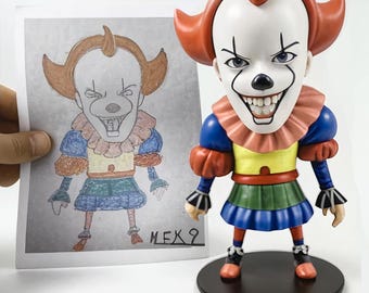 Handcrafted 3D Figurine Dolls – Turn Your Drawings into Unique Sculptures | Custom 3D Printing & Gifts