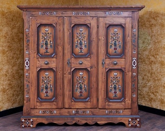 Anno 1700 Braun Antik Kleiderschrank