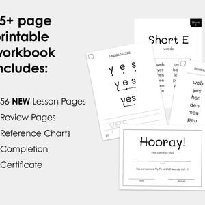 CVC Workbook Bundle | CLASSROOM Liscense | Prek Kindergarten Phonics ...